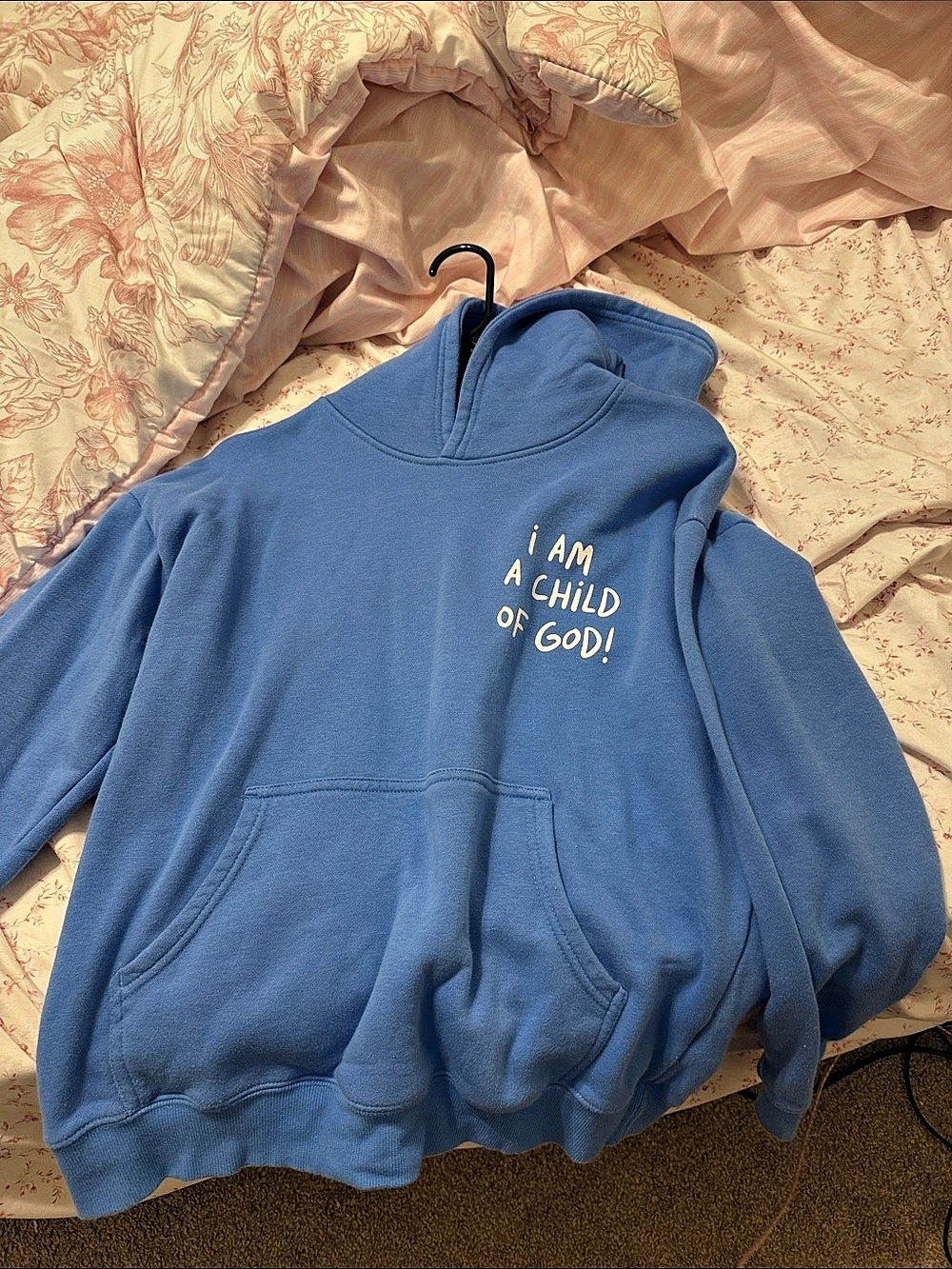 Elevated Faith I Am A Child Of God Hoodie Blue